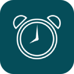 Alarm clock icon illustration